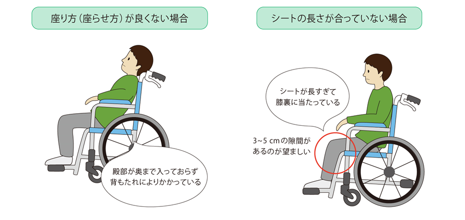 車椅子を正しく使用するポイント